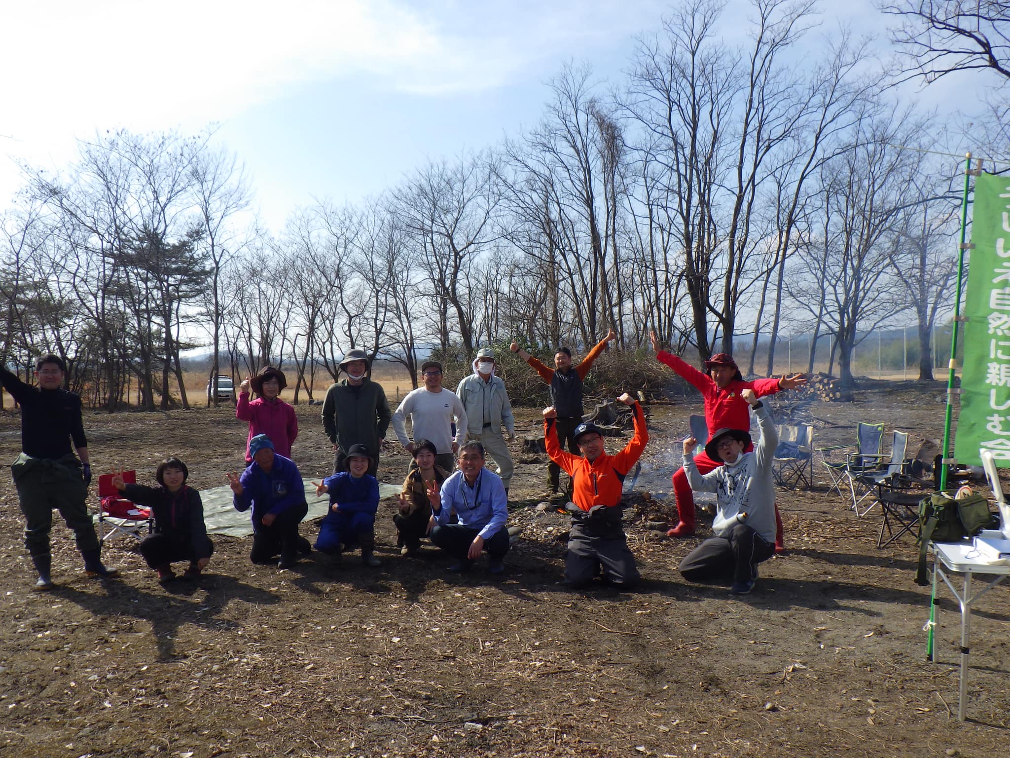 周辺林の整備は予想以上にたいへんでした