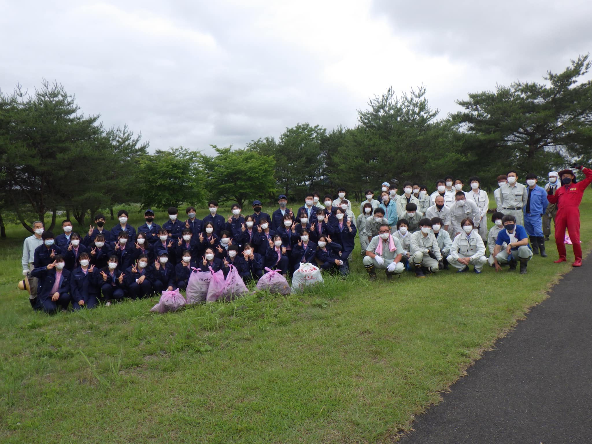 作業後の集合写真